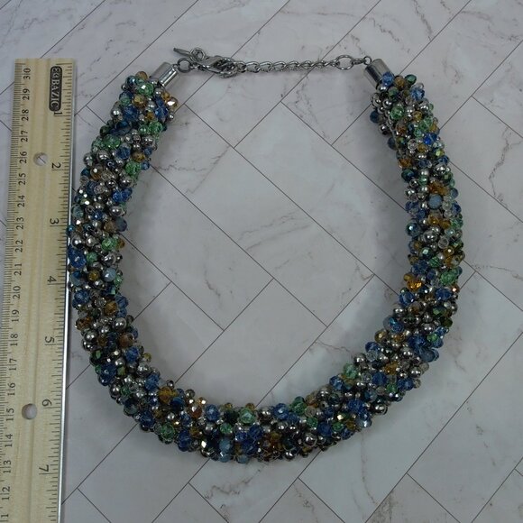 Zara Crystal Woven Statement Choker - Picture 5 of 6
